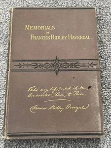 Memorials of Frances Ridley Havergal by Her Sister - Vintage Book - Picture 1 of 13