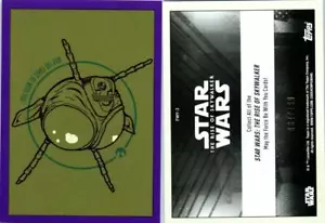 2019 STAR WARS THE RISE OF SKYWALKER MAY THE FORCE BE WITH YOU PURPLE FWY-3 84/1 - Picture 1 of 1