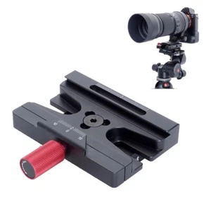 Adapter for Arca Quick Release Plate to Manfrotto RC4 410 Tripod Ball Head Clamp - Picture 1 of 14