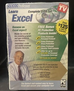 Video Professor Learn Excel PC Software New Free Shipping In U.S. - Picture 1 of 2