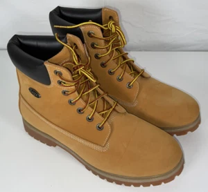 NWOB Men’s Lugz Convoy MCNWK-7470 Wheat Lace Up Work Boots Size 11 - Picture 1 of 7