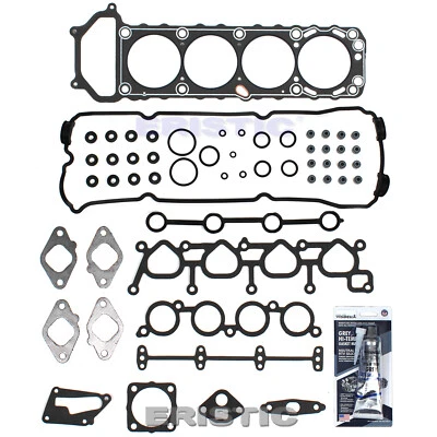 Nuevo juego de juntas de cabeza de grafito con silicona RTV para Nissan Altima 1993-2001 2,4 L Foto 1 de 2