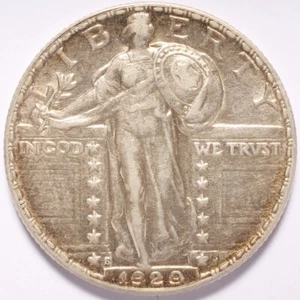 1929-S Liberty Standing Silver Quarter - Picture 1 of 2