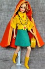 ENSEMBLE VINTAGE BARBIE MOD ANNÉES 60 GROOVY FUN & FLEURS FRANCIE TWIGGY CASEY SINDY 