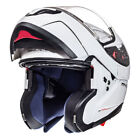 Casque Moduler MT Helmets Atom SV Solid A0 Blanc Brillant