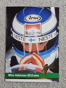 1992 Grid Motorcard Formula 1 Mika Hakkinen (SF)/Lotus #78 - Picture 1 of 2