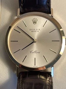 ROLEX CELLINI 4112 18K 750 GOLD 32MM HAU - Bild 1 von 18