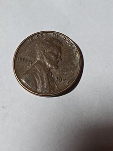 Moneda de un centavo Lincoln Wheat 1957 sin marca de ceca. - Imagen 1 de 2