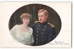 Tuck's - Their Majesties the King and Queen of the Belgians Postcard ME4. - Picture 1 of 2