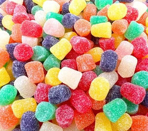 Spice Gum Drops Candy | 3 Pound Bag | Assorted Colorful Chewy Treats - Picture 1 of 7