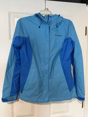Chaqueta forrada Columbia para mujer talla M OmniHeat cortavientos azul Foto 1 de 4