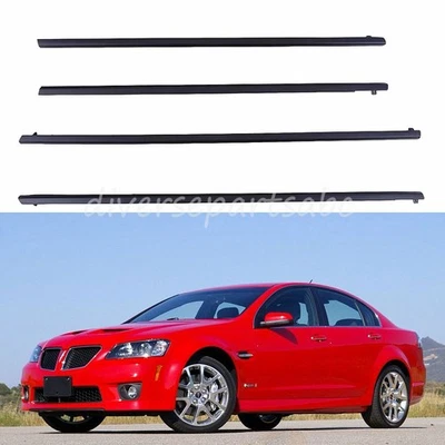 Juego de tiras de clima para ventana de puerta inferior para 08-09 Pontiac G8 GT GXP Foto 1 de 4