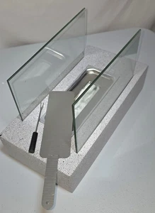 Babenest Pozzo Fuoco Rettangolare Pietra Esterno Alcool 14"Lx 7"Wx 3" D Lana Stoppino - Foto 1 di 3