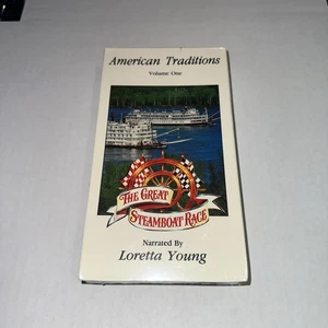 Sealed New American Traditions Loretta Young The Great Steamboat Race VHS 1994 - Picture 1 of 3
