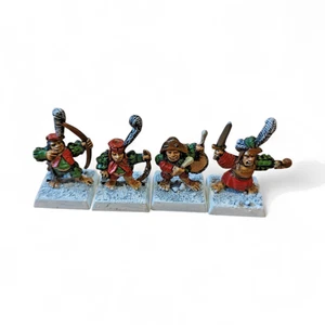 Pacchetto dipinto Empire Halflings Warhammer metallo vintage 1992 - Foto 1 di 18