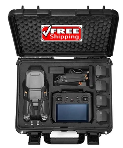 Lekufee Waterproof Hard Carrying Case for DJI Mavic 3 Pro/Classic/Combo/Cine and - Picture 1 of 7