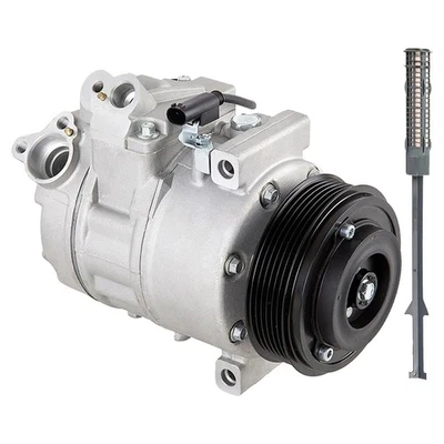 For BMW 525i 528i 525xi 528xi M5 & M6 E60 E61 E63 AC Compressor w/ A/C Drier CSW - Image 1 of 3