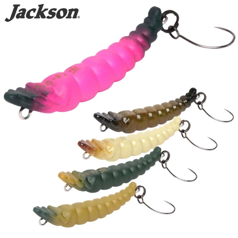 Señuelo de gusano realista de pesca ultra ligero Jackson KUROKAWAMUSHI 2,7 g Foto 1 de 1