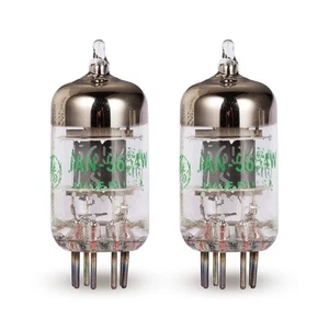 Matched Pair 7-Pin GE JAN 5654W Vacuum Tubes Upgrade for 6AK5/6J1/6Ж1/ EF95/6J1P - Picture 1 of 6