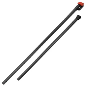 Detect-Ed Black LS Carbon Fiber Upper & Lower Shaft for Minelab Equinox - Picture 1 of 3