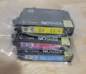 3-New Sealed Epson 200 Dura Brite Ultra Ink Cartridges No Box - Picture 1 of 2