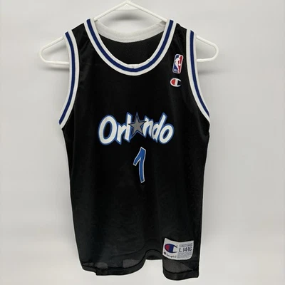 Camiseta deportiva negra juvenil Penny Hardaway Orlando campeón de baloncesto de la NBA de colección L 14-16 Foto 1 de 4