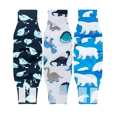 3PK Reusable Washable Male Dog Wraps, Belly Band for Male Dog Diapers - Image 1 of 4