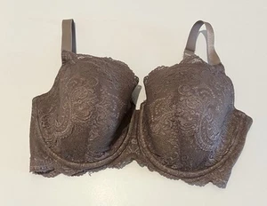 Third Love Lace Balconette Bra Light Brown Sz 40F - Picture 1 of 7