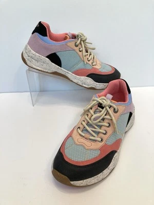 TAOS Super Hiker Size 9.5M Multi Suede Mesh Speckled Arch Women's Sneakers Shoes - Image 1 of 4