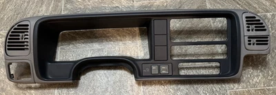 95-99 CHEVY GMC SILVERADO C/K Dash Bezel Instrument Cluster Gauge Speedo GRAY - Image 1 of 4