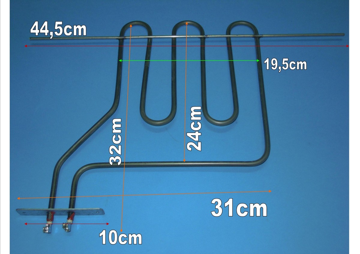 Resistenza Forno Ariston E Indesit | Grill 200W 230V | Ricambio Originale C00141175 | Per Maxi Forno Elettrico - Foto 5