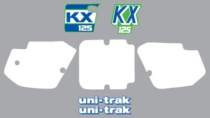 1988 KAWASAKI KX 125 DECAL KIT VINTAGE MOTOCROSS - Picture 1 of 1