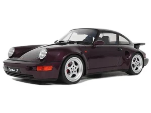 1992 PORSCHE 911 (964) TURBO S PURPLE 1/12 MODEL CAR BY GT SPIRIT GT499 - Picture 1 of 6