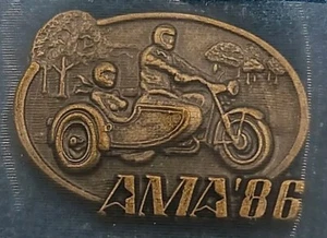 AMA 1986 PIN IN PLASTIC DISPLAY CASE VINTAGE & RARE NEW - Picture 1 of 5