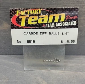 RC Car Team Associated 6619 Factory Team 1/8 Carbide Diff Balls XRAY/CRC/Bolink - Picture 1 of 2