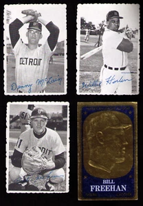 Detroit Tigers Collection 6 ct 1965-1990 Freehan Horton McLain Inserts + Scheds - Picture 1 of 4