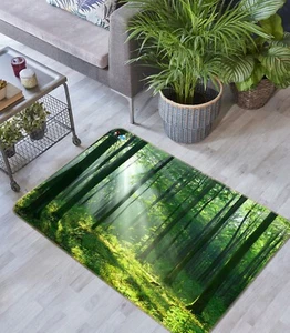 3D Sol Bosque Q033 Juego Antideslizante Alfombra Elegante Foto Alfombra Panda - Imagen 1 de 5