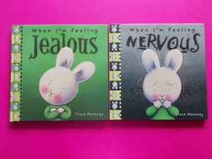 When I'm Feeling Jealous & When I'm Feeling Nervious by Trace Moroney - Large HC - Picture 1 of 2