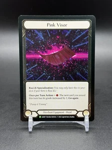 Flesh And Blood Pink Visor LSS007 Cold Foil Promo Alpha Investments - Picture 1 of 2