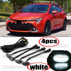 For Toyota Corolla altis 2019-24 White LED Front Grille Running Lights Lamps 4x - Picture 1 of 7