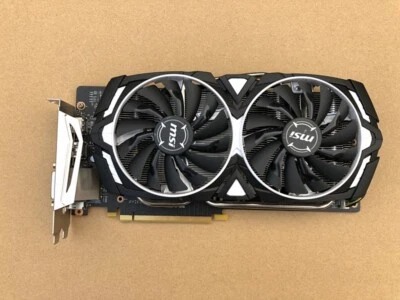 MSI NVIDIA GeForce GTX1060 ARMOR 3G GDDR5 Graphics Video Card DP DVI HDMI - Image 1 of 4