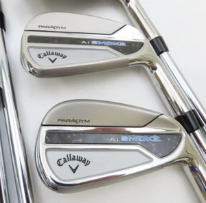 2024 Callaway Paradym Ai Smoke Iron set 5-PW irons Elevate 95 Stiff Flex Steel - Picture 1 of 5