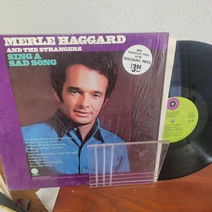 MERLE HAGGARD Sing A Sad Song LP - Record 1965 Capitol SF708 EX Shrink Wrap - Picture 1 of 2