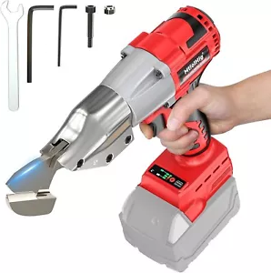 Cordless Sheet Metal Cutter: Sheet Metal Nibbler for Milwaukee 18V Battery (No B - Picture 1 of 7