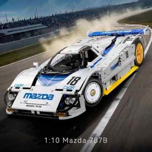 Mazda 787B Le Mans Racing Car 1:10 Scale 1797 Piece Building Brick Toy - Picture 1 of 8
