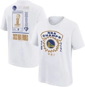 Golden State Warriors Nike 2022 NBA Finals Champion T-Shirt White LARGE (CB) - Picture 1 of 1