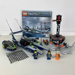 LEGO Agents: Speedboat Rescue (8633) 100% completo con manuales tiburones correo gratuito - Imagen 1 de 14