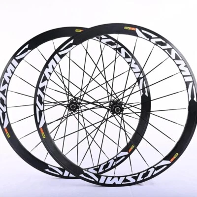 Road Bicycle Disc Brake Wheelset Straight Pull 700C Disc Brake 40MM Depth - Image 1 of 4