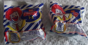 2 Fisher Price Birdie Peek A Blocks Baby Toddler McDonald's Happy Meal NEW 1-3 - Picture 1 of 2