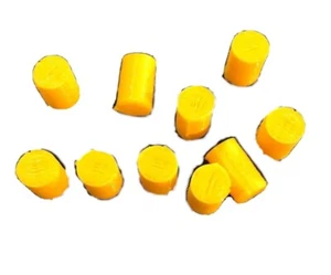 HO Scale Model Railroad Scenery 10 Drums Barrels 55 Gallon Yellow - Picture 1 of 2